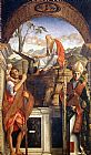 Famous Sts Paintings - Sts Christopher, Jerome and Ludwig of Toulouse